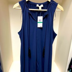 Michael Kors sleeveless dress, Navy, size Large.